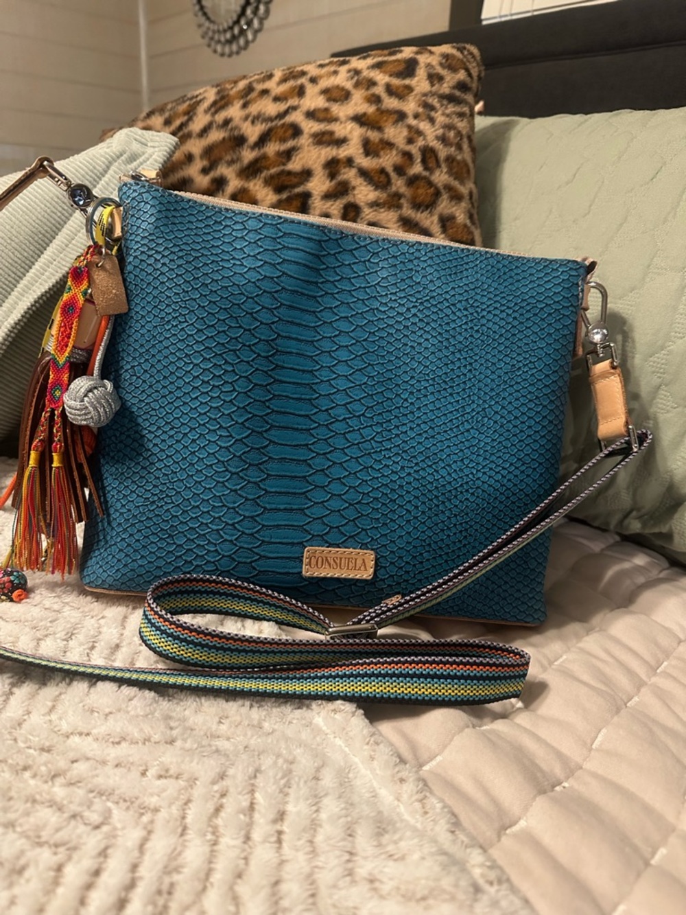 Consuela Indy Downtown Crossbody Teal Women's Bag